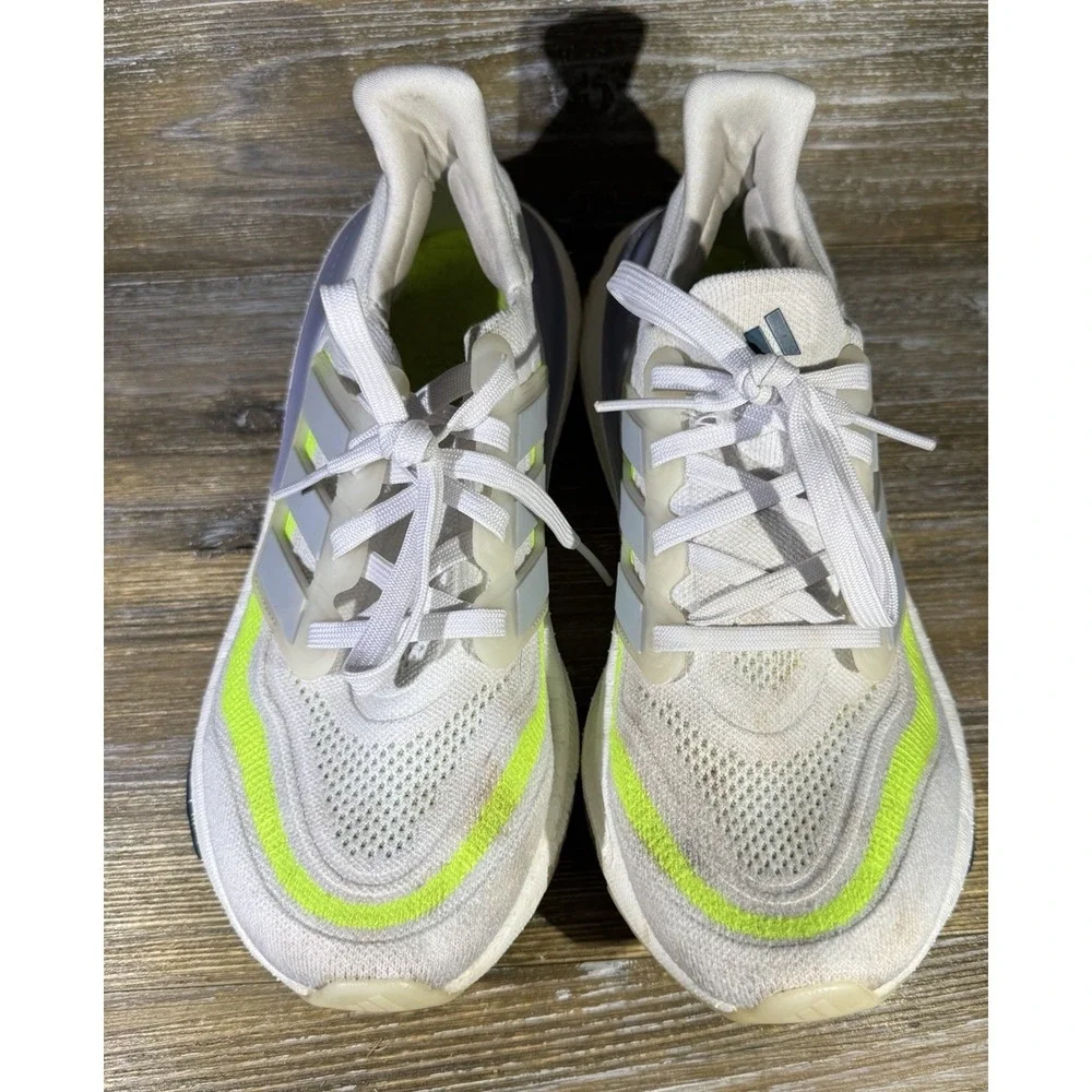 Adidas Ultraboost Light W Cloud White‎ Wonder Blue Lemon IE1775 Women's Size 8